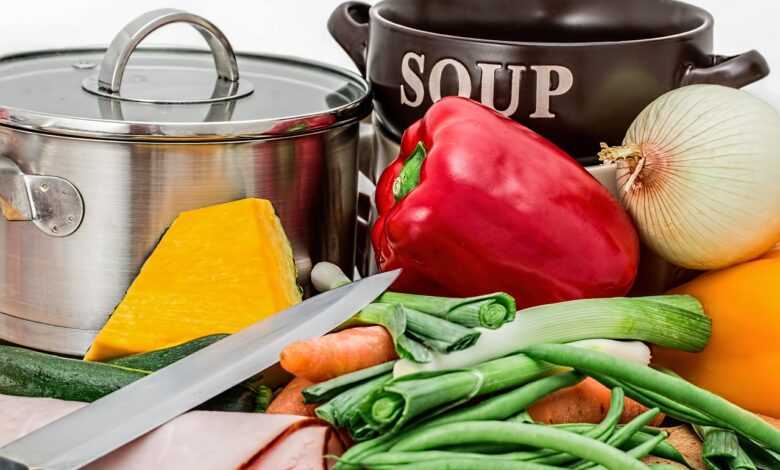 vegetables, pot, cooking