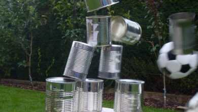 can, throw cans, tin can