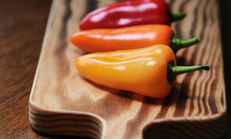 Photo of Three Chili Peppers