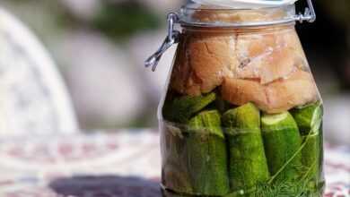 fermented, cucumber, glass