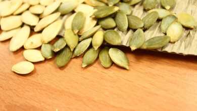 pumpkin seeds, seed, vegetable