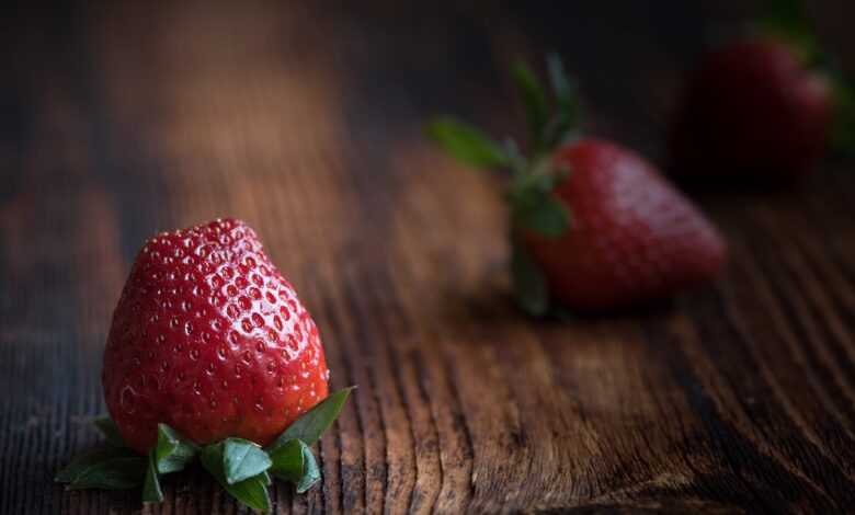 strawberry, red, berry fruit