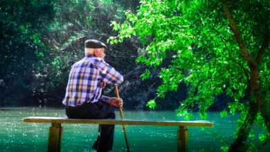 old man, meditating his life, watch the water go by, old man, old man, old man, old man, old man
