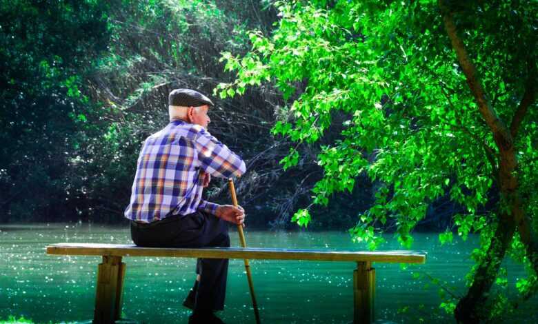 old man, meditating his life, watch the water go by, old man, old man, old man, old man, old man