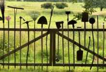 garden tools, old, second hand, worn, nostalgic, fence, garden tools, garden tools, garden tools, garden tools, garden tools
