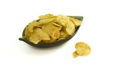 crisps, bowl, salt