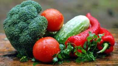 vegetables, water droplets, fresh