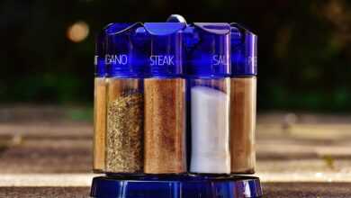 spice rack, cook, spices, preparation, meal, ingredient, kitchen