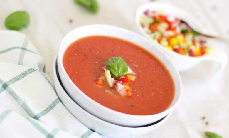 tomatoes, soup, vegetables