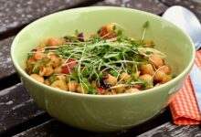 soup, salad, cress