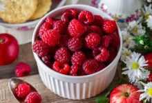 raspberry, berry, summer, garden, closeup, harvest, nature, ripe, plate, food, red, appetizing, breakfast, wallpaper for girls, iphone wallpaper, iphone wallpaper, iphone wallpaper, iphone wallpaper, iphone wallpaper, iphone wallpaper