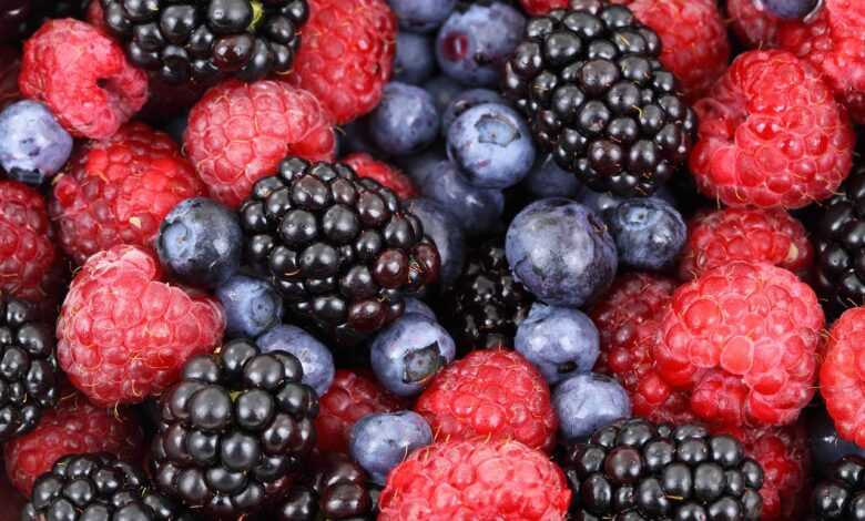 berries, fruits, food