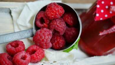 raspberries, berries, fruits