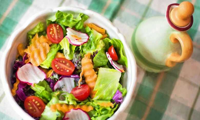 Close-up of Salad in Plate