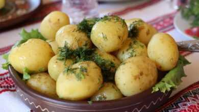 ukrainian dill potatoes, potatoes, vegetable