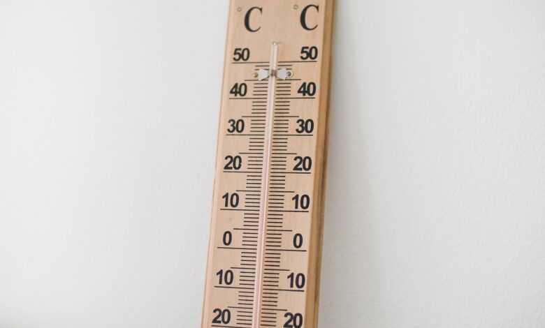 thermometer, wooden thermometer, temperature