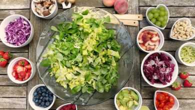 salad, fruit, berry