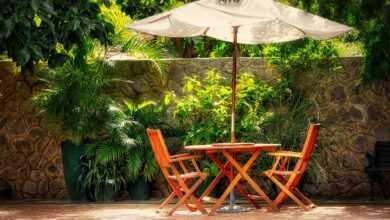 umbrella, table, chair, seating area, parasol, tropical, exotic, lighting mood, africa, terrace, parasol, parasol, parasol, parasol, parasol, terrace, terrace, terrace, terrace