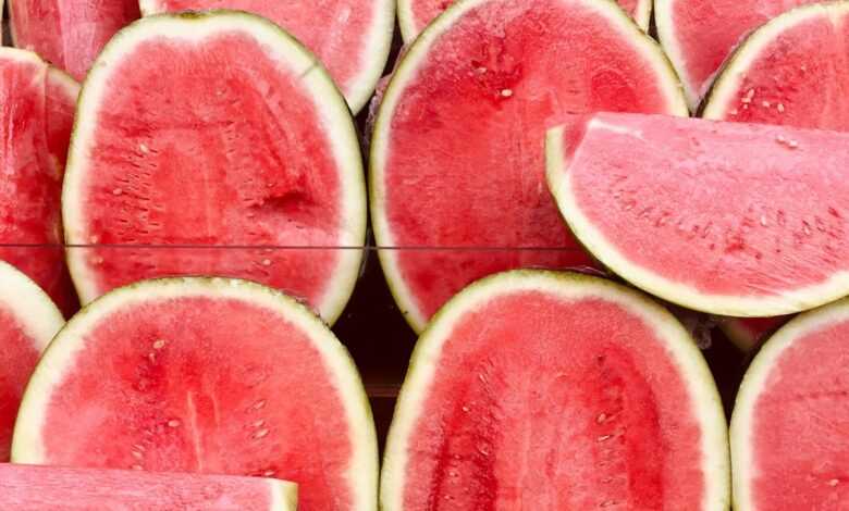 green watermelon fruits