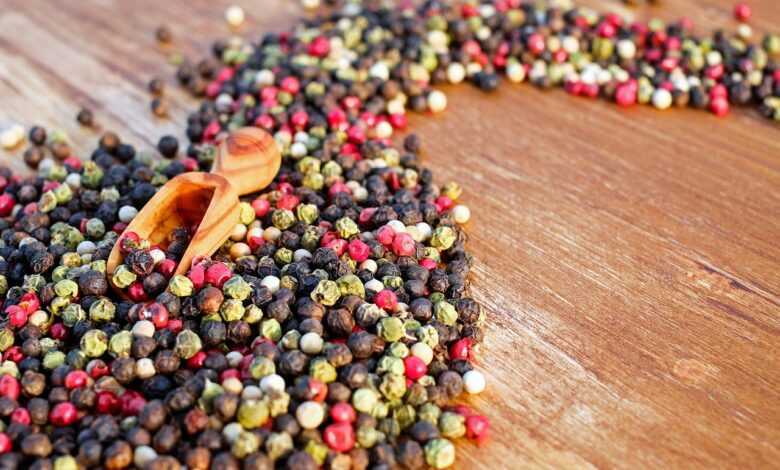 peppercorns, seasoning, spices