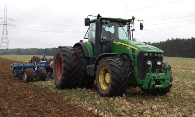 tractor, soil, machine