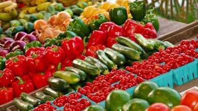 market, food, fruit