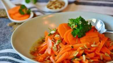 carrots, carrot salad, vegetables