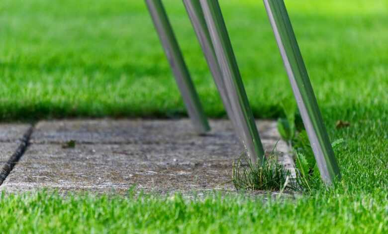 chair legs, chair, grass, green, seating, garden, macro, terrace, close up, leg, nature, iron, metal, aluminum, garden furniture, furniture, outdoors