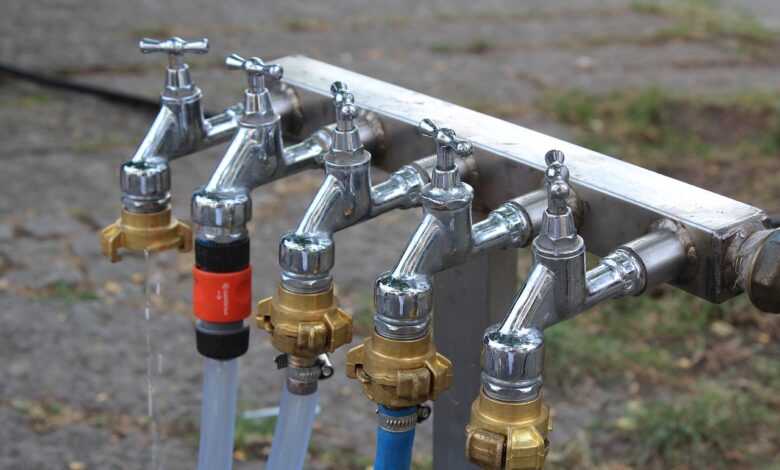 water tap, connection, valve