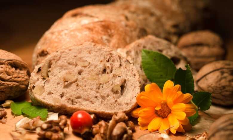 loaf, nut bread, nourishment