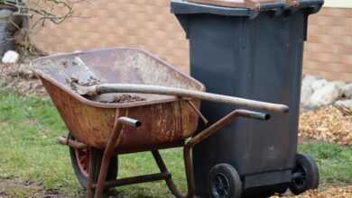 gardening, wheelbarrows, shovel