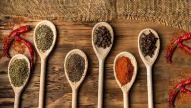 spices, kitchen, ingredients, flavor, spoon, pepper, food, table, kitchen, kitchen, kitchen, kitchen, kitchen
