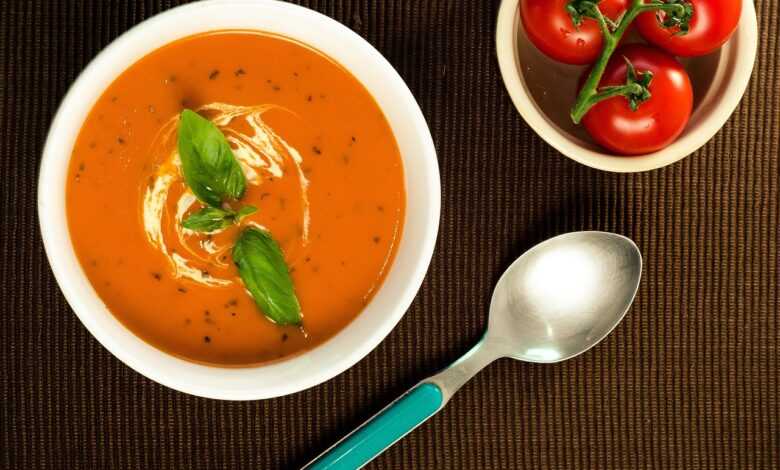 soup, food, tomato