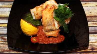 dinner, a restaurant, seafood, nutrition, fish, food, cook, lemon, nature, menu