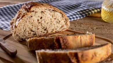 bread, slices, loaf, bread loaf, sliced bread, bread slices, chopping board, baked, dough, surface, home made, pao caseiro, bread, bread, bread, bread, bread