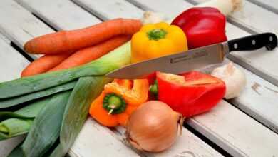 vegetables, knife, paprika, traffic light vegetables, leek, food, meal, yellow pepper, red pepper, healthy, cut, cook, preparation, to cut, vegetables, vegetables, vegetables, knife, knife, knife, knife, knife, cut, cook, cook