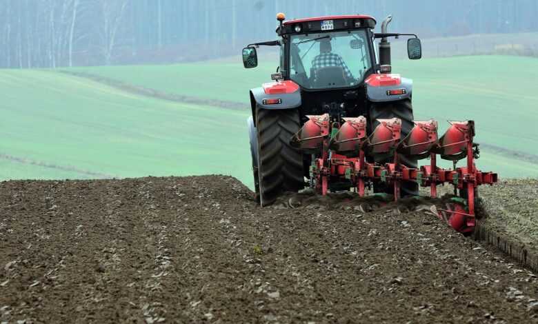 tractor, cultivation, field