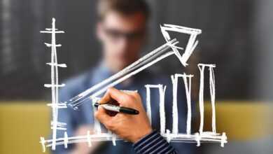 arrow, success, trend, development, career, businessman, hand, draw, present, presentation, man, issue, upward, trend, trend, trend, trend, trend, upward