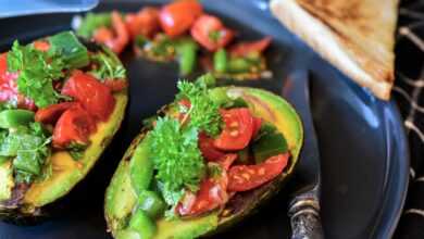 avocadoes, tomatoes, vegetables