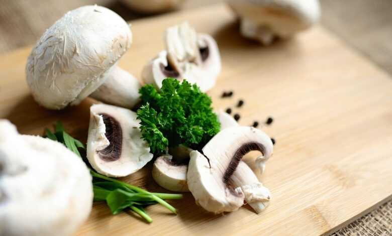 mushrooms, meal, food, vegetarian, nourishment, raw, edible, parsely, vegetables, mushrooms, mushrooms, mushrooms, mushrooms, mushrooms