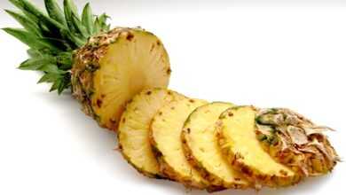 pineapple, slices, fruit