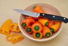 paprika, vegetables, snack vegetables