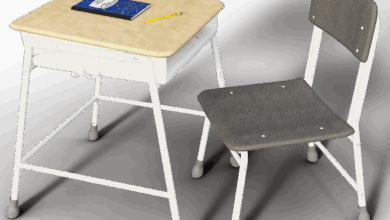 school, table, chair, pencil, a book, desk, furniture, retro, vintage, cut out, isolated, transparent