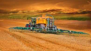 tractor, field, slurry