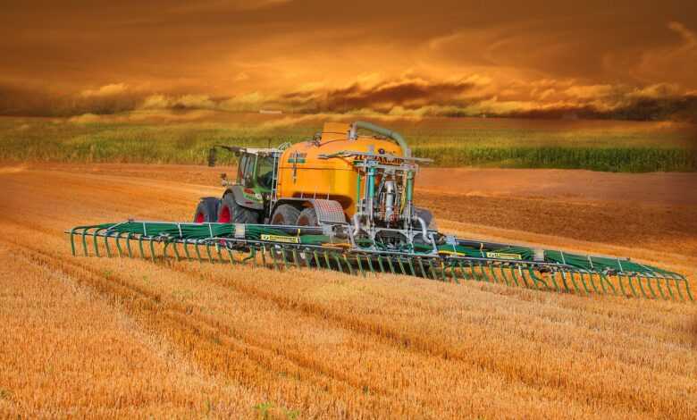 tractor, field, slurry