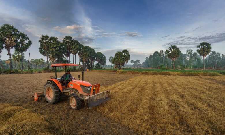 tractor, agriculture, plowing