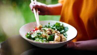 salad, asian, food, dish, meal, cuisine, delicious, tasty, kitchen, pasta, plate, tofu, peppers, healthy, coriander, salad, salad, salad, salad, salad, tofu, tofu