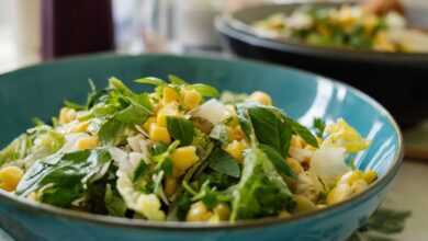 salad, leaf lettuce, food