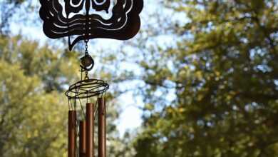 wind chimes, decorative, music