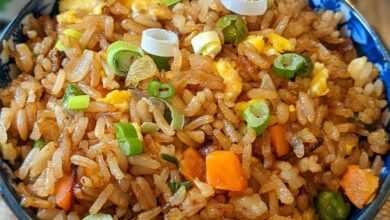 fried rice, asian food, meal